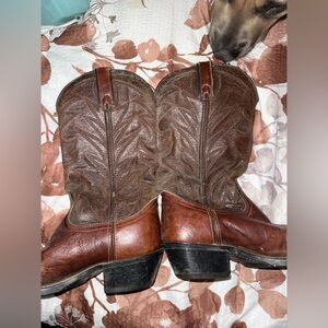 Durango Tan and Cream Leather Boots